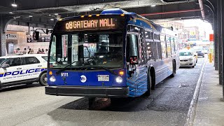 Information MTA Bus: 2024 Nova Bus LFS Diesel #9111 on the Q8 Guide