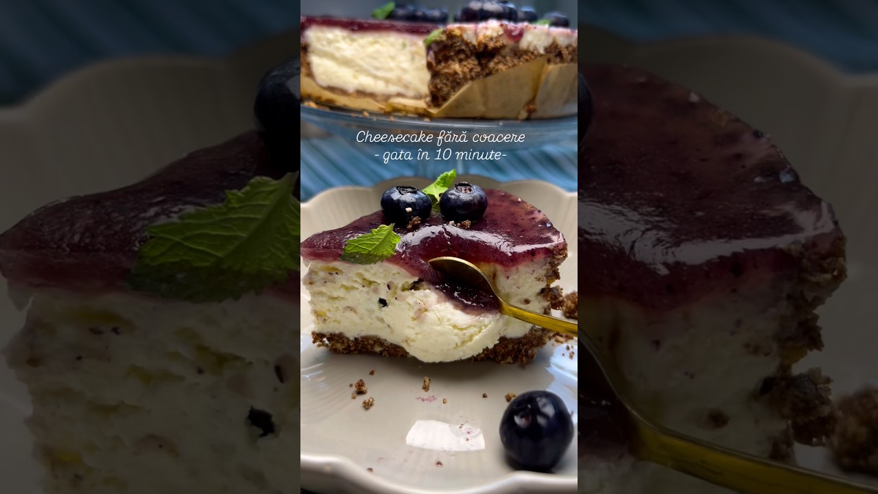 Cheesecake fără coacere 