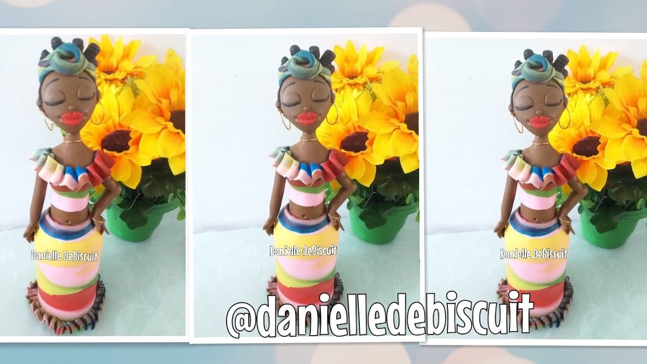 AFRICANA NA GARRAFA- RECICLA TURBANTUDA- Parte 1