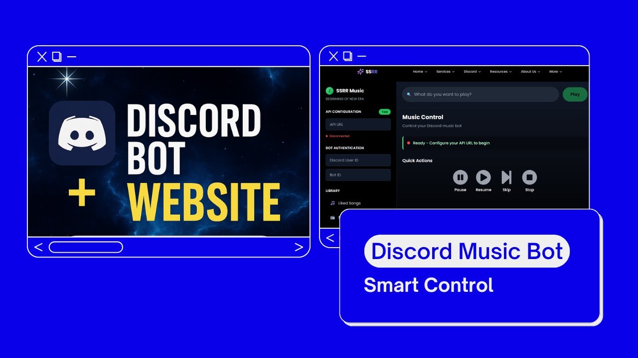 ADVANCED MUSIC BOT CONTROL SYSTEM | DISCORD BOT | 2025
