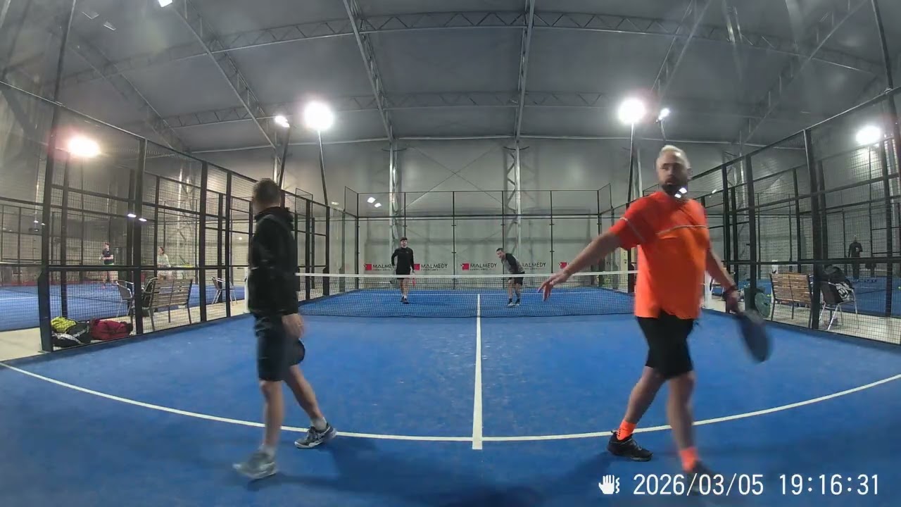 Padel, Match entraînement (Daryl&JM-Ludo&Jonas) 2/6 - 2/6, Malmedy 7/03/2026, 1 de 4