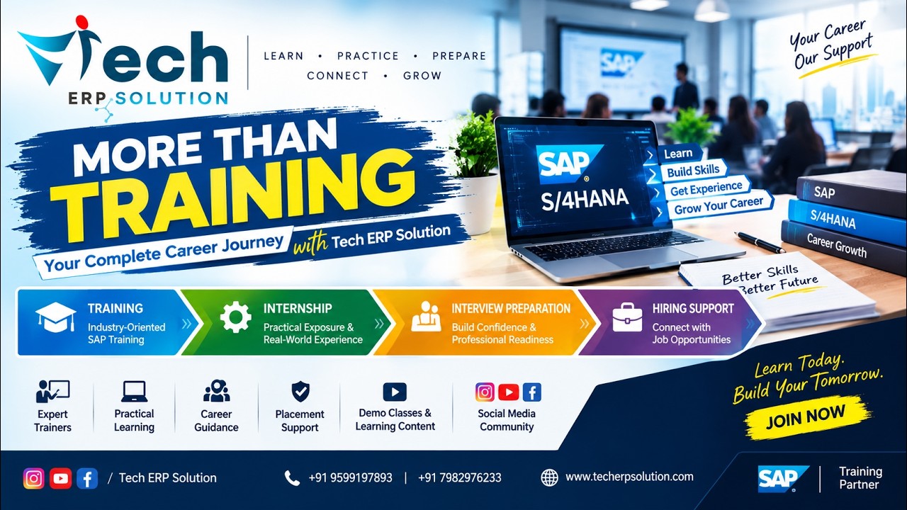 SUCCESS WITH SAP IN TECH ERP SOLUTION - YouTube