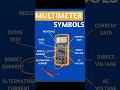 Multimeter symbols ⚡🪛💡 #multimeter #symbols #names #electrical #power