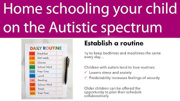 Home schooling your child on the Autistic spectrum - Autism Advice