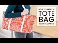 How to Make a Tote Bag with a Zipper