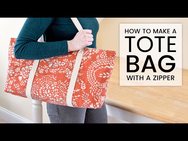 How to Sew A Zipper Bag