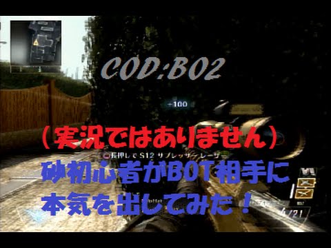 【COD：BO2】砂初心者がBOT相手に本気を出してみた