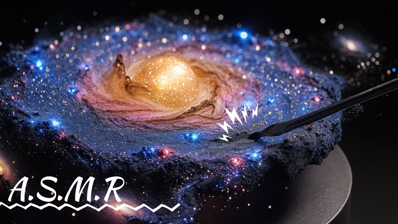 Scratching Every Planet, Galaxy & Space Object While Rotating ...