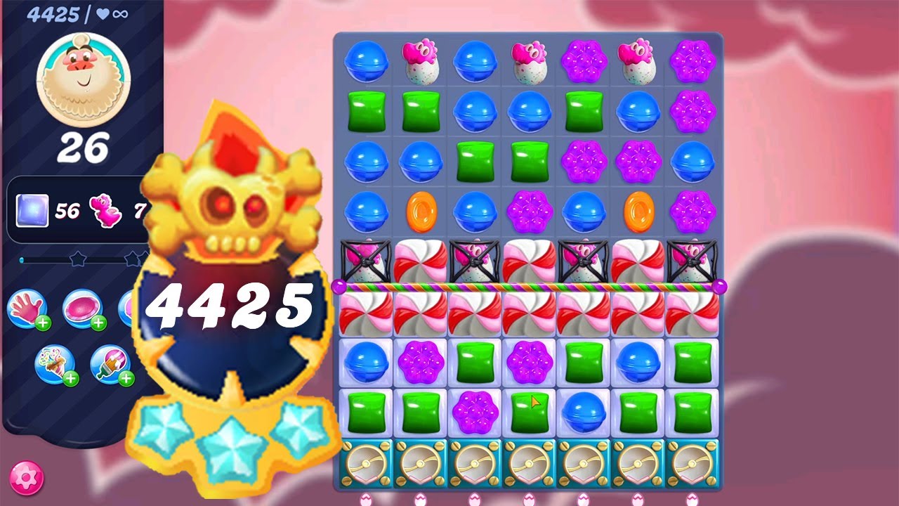 Candy Crush Saga Level 4425 (NO BOOSTERS) || Legendary Level || 3
