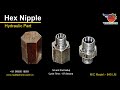 Hex Nipple | RealTech CNC Machine VD-237