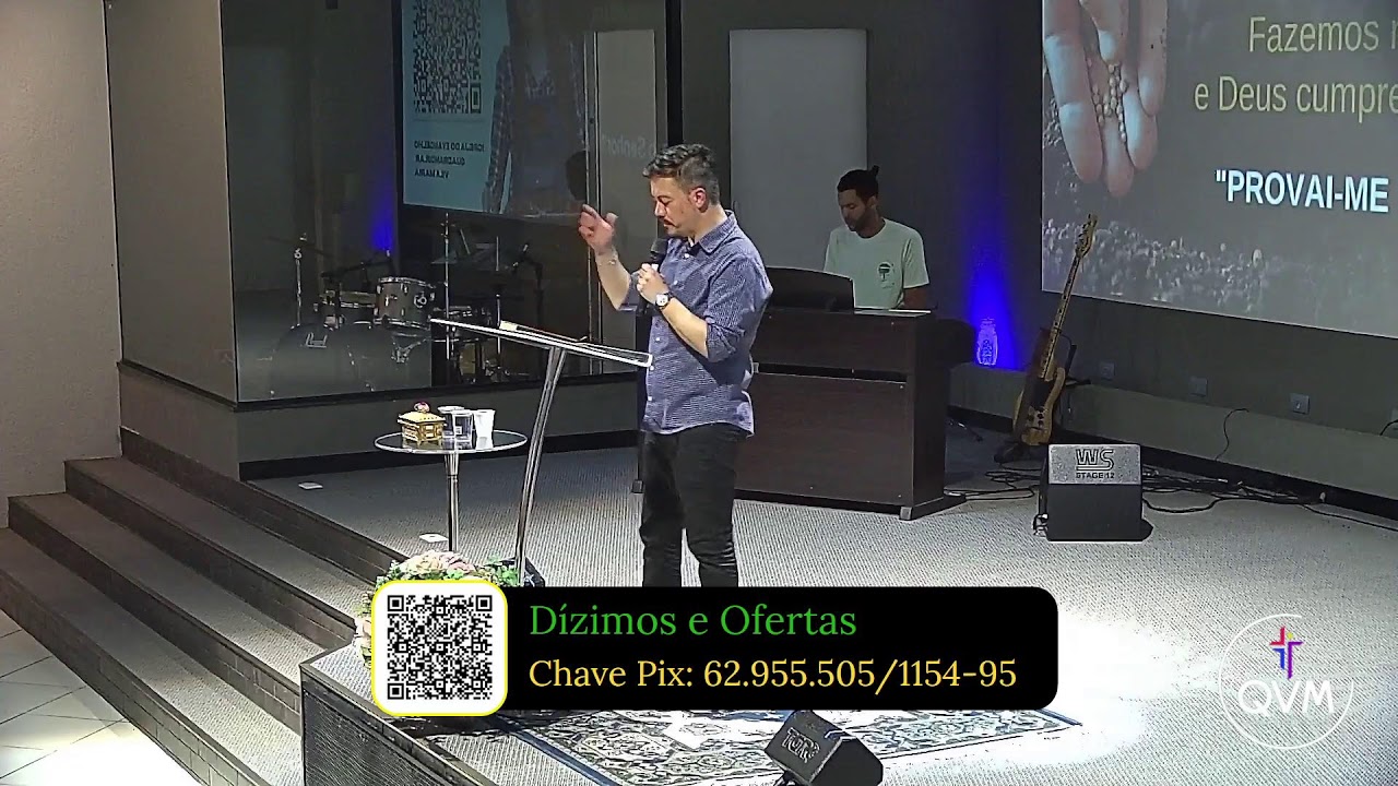 Transmissão ao vivo - QVM Curitiba - Culto Quarta do Renovo