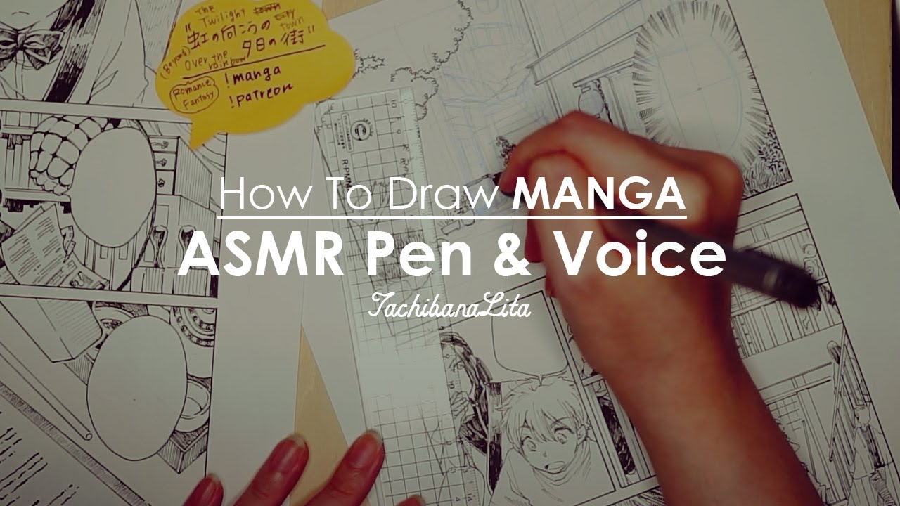 [ASMR] How to Draw Manga Pages - 2022.09.06 #2 [EN/ES/JP] - YouTube