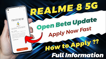 Realme 8 5G Android 13, UI 4.0 Update | Realme 8 5G Open Beta Update | Realme 8 5G New Update
