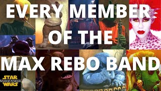 Every Member of The Max Rebo Band