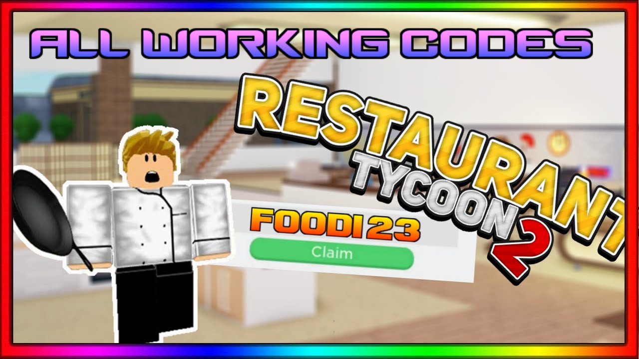 Roblox Restaurant Tycoon 2 Codes - roblox alone battle royale codes 2019