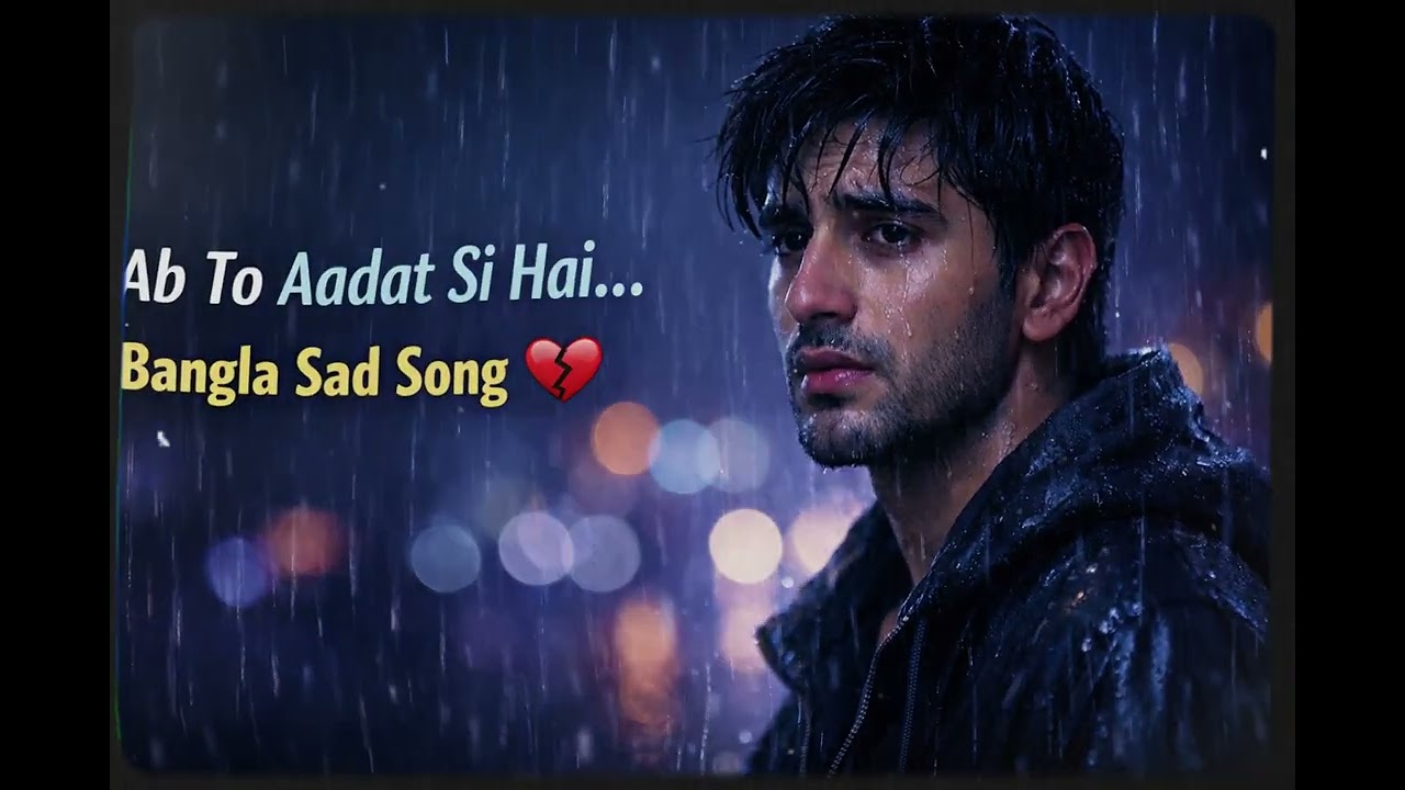 Ab To Aadat Si Hai Mujhko | Bangla Sad Song | AI Cover | Heart Touching Love Song 2026