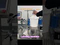 Semi automatic rolling labeling machine for jar, bottle, can | automatic labeling machine #packaging