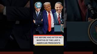 The Before And After Net Worths of The Last American Presidents. #USA #TRUMP #barackobama #joebiden