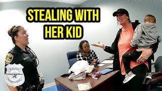 Mom Caught Shoplifting with Her Small Kid: What Was She Thinking?