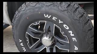 WIDEWAY AK3 ALL TERRAIN TIRES REVIEW ( 285/75/16)