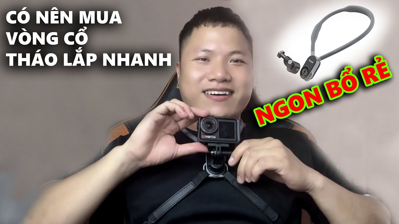 🎥 Có Nên Mua - Vòng Đeo Cổ Telesin Tháo Lắp Nhanh , Phụ Kiện Tuyệt Vời Cho GoPro & DJI Action! — Video review, click xem trên YouTube