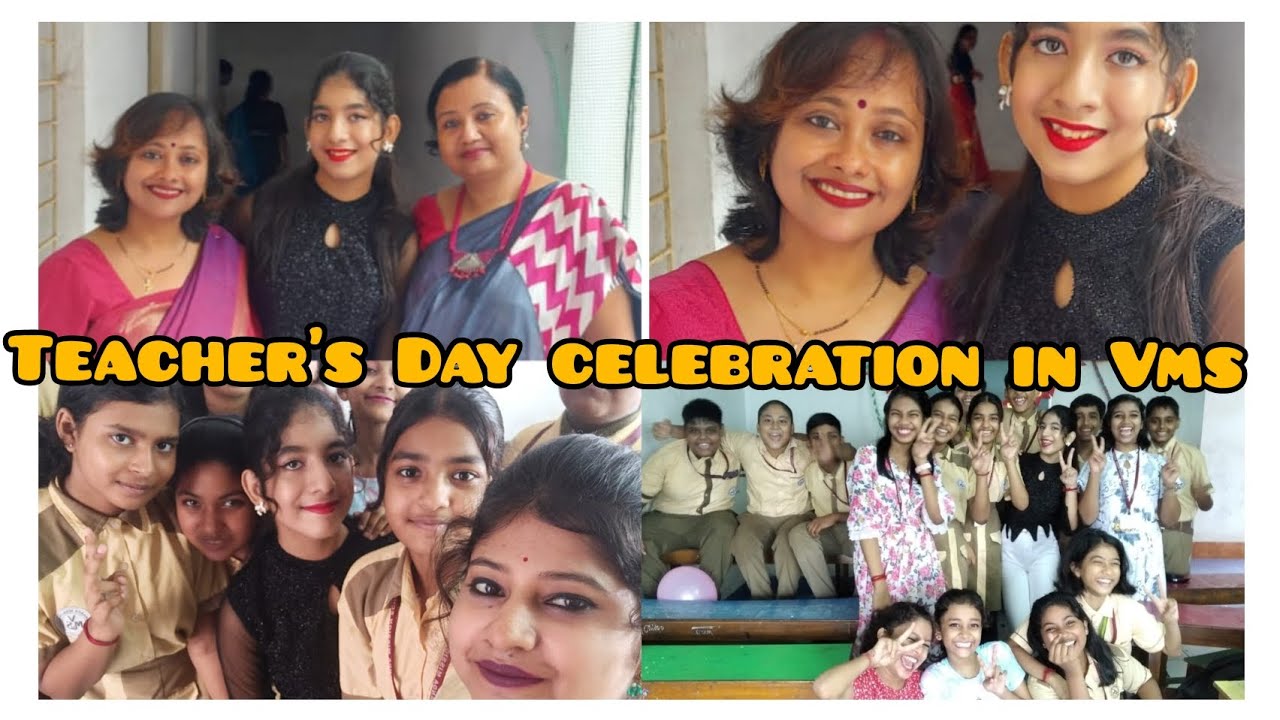 Teacher's day Performance by Class 7 Girls 🔥|90s theme Teacher's day ...