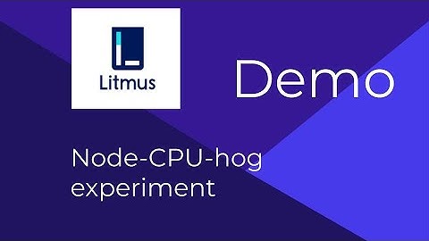 Node-cpu-hog chaos experiment