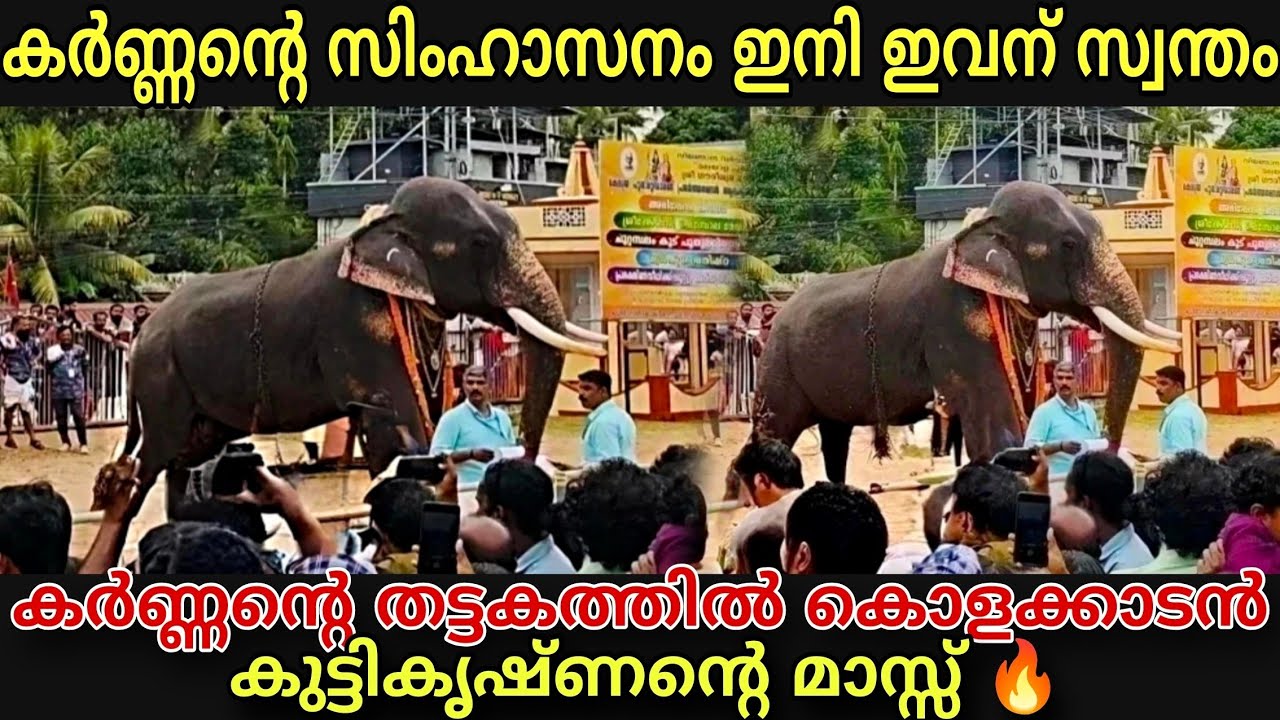 മുട്ടാൻ നിൽക്കേണ്ട🔥 ചെറായിയിൽ തീക്കാറ്റായി കൊളക്കാടൻ കുട്ടികൃഷ്ണൻ kolakkadan kuttikrishnan Jr Karnan