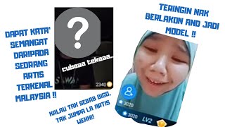 Jumpa Artis Malaysia Dekat Bigo. Dapat Nasihat Dan Kata Semangat Pulak Tu