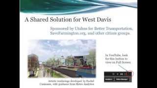Shared Solution, West Davis Corridor