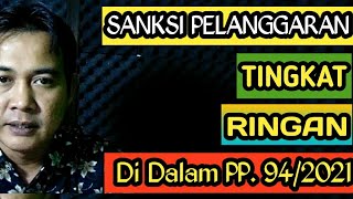 SANKSI Disiplin PNS Tingkat Ringan