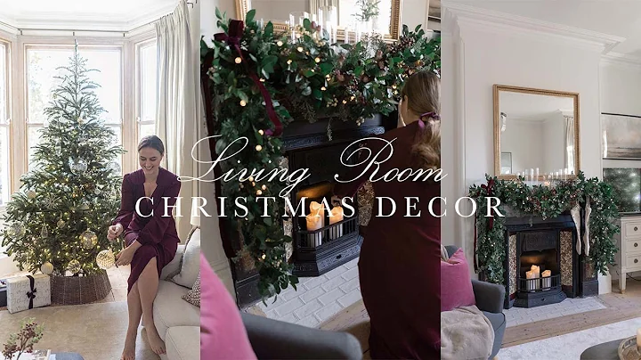 LIVING ROOM CHRISTMAS DECOR 2021 - TREE & GARLAND|...