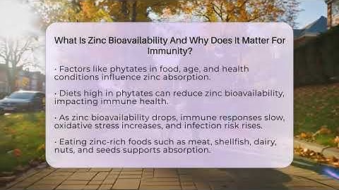 What Is Zinc Bioavailability And Why Does It Matter For Immunity? - All About the Immune System