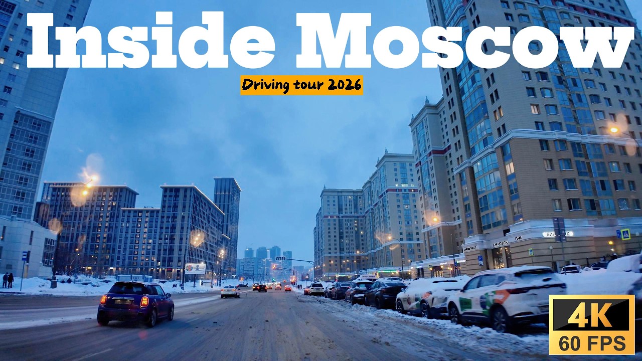 🔥Driving in Moscow City, Winter 2026 ❄️ Real Russian 🇷🇺 Winter