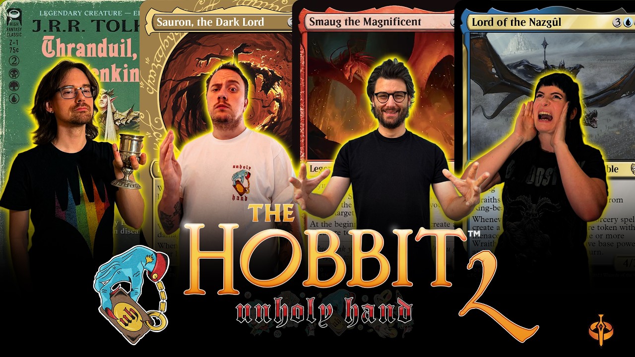 CAN THE RING BE STOPPED? 🧙‍♂️ Sauron vs Thranduil vs Nazguls vs Smaug | MTG Gameplay thumbnail