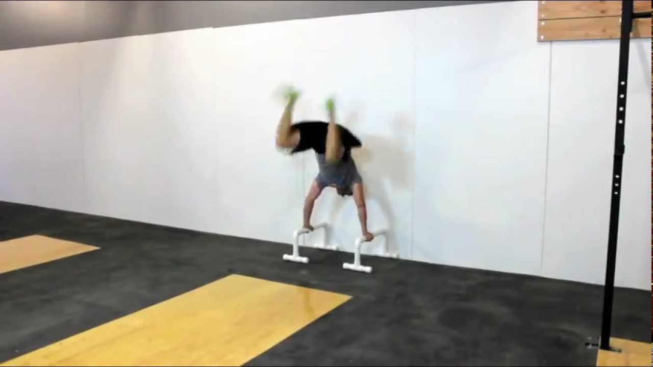 Parallette Handstand Push Up - YouTube