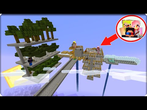 🌄Майнкрафт, но ШЕДИ НУБ И ДЕВУШКА НА ОДНОМ БЛОКЕ ВЫЖИВАЮТ В МАЙНКРАФТ 100 ТРОЛЛИНГ ЛОВУШКА MINECRAFT