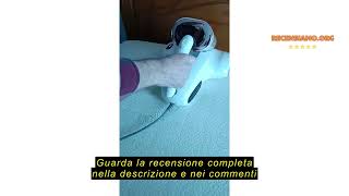 Recensione del JIGOO S100 Battimaterasso, Aspiratore per materassi con luce UV e vibrazione, aspirap