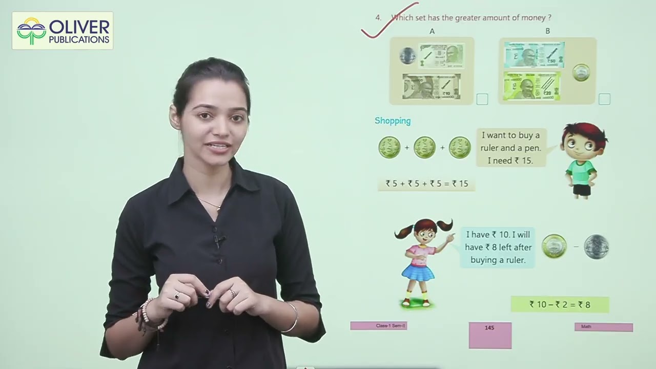 Ch 5 | Oliver | Math Safari | Class 1 | Semester 2 | Money | For Children