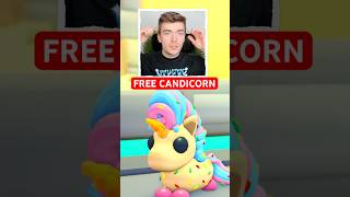 FREE CANDICORN Giveaway In Adopt Me! #adoptme #adoptmeshorts #roblox #adoptmeroblox #shorts