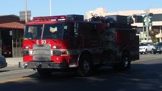 LAFD Engine 93 Responding