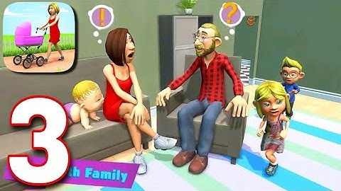 Mother Simulator : Virtual Happy Family Dream Gameplay Walkthrough Part 3 | Baby Ride Horse Swing |