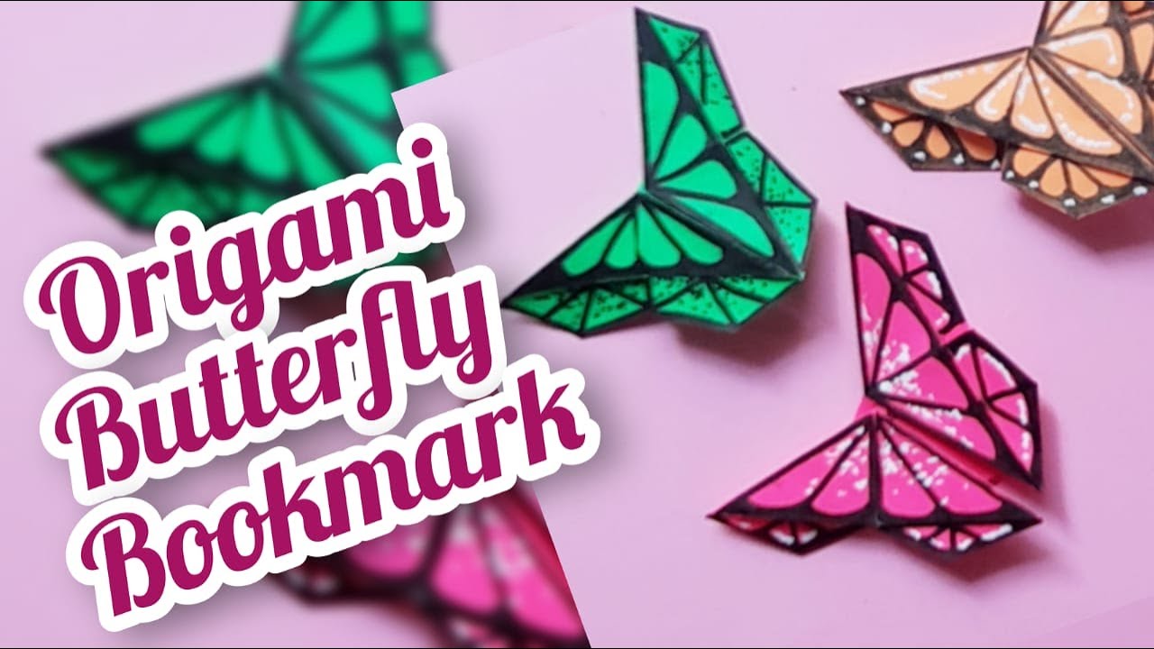 Origami Butterfly Bookmark/DIY Bookmark Ideas/How to make Butterfly