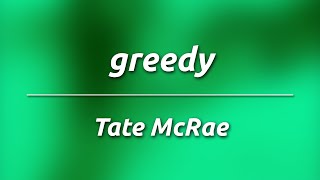 Tate McRae - greedy (Karaoke/Instrumental)