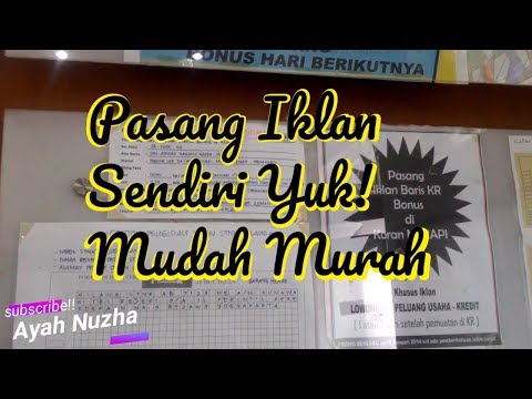 Video: Cara Memasang Iklan Di Koran