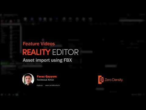 Reality Editor | Asset Import using FBX