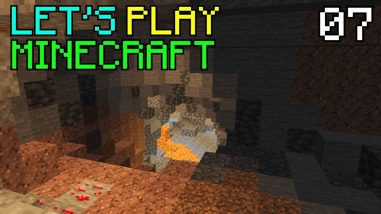Let's Play Minecraft Episode 7 - Spooky Cave Oh No! - YouTube