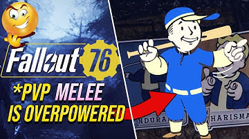 Fallout 76 -  PVP HE RAGES!! (MELEE GAMEPLAY IS BROKEN) // PVP Battle / GRIEFING