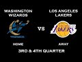 NBA 2K10 Gameplay Washington Wizards Vs Los Angeles Lakers 3rd 4th Quarter 