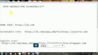 Open Redirection in vk.com screenshot 5